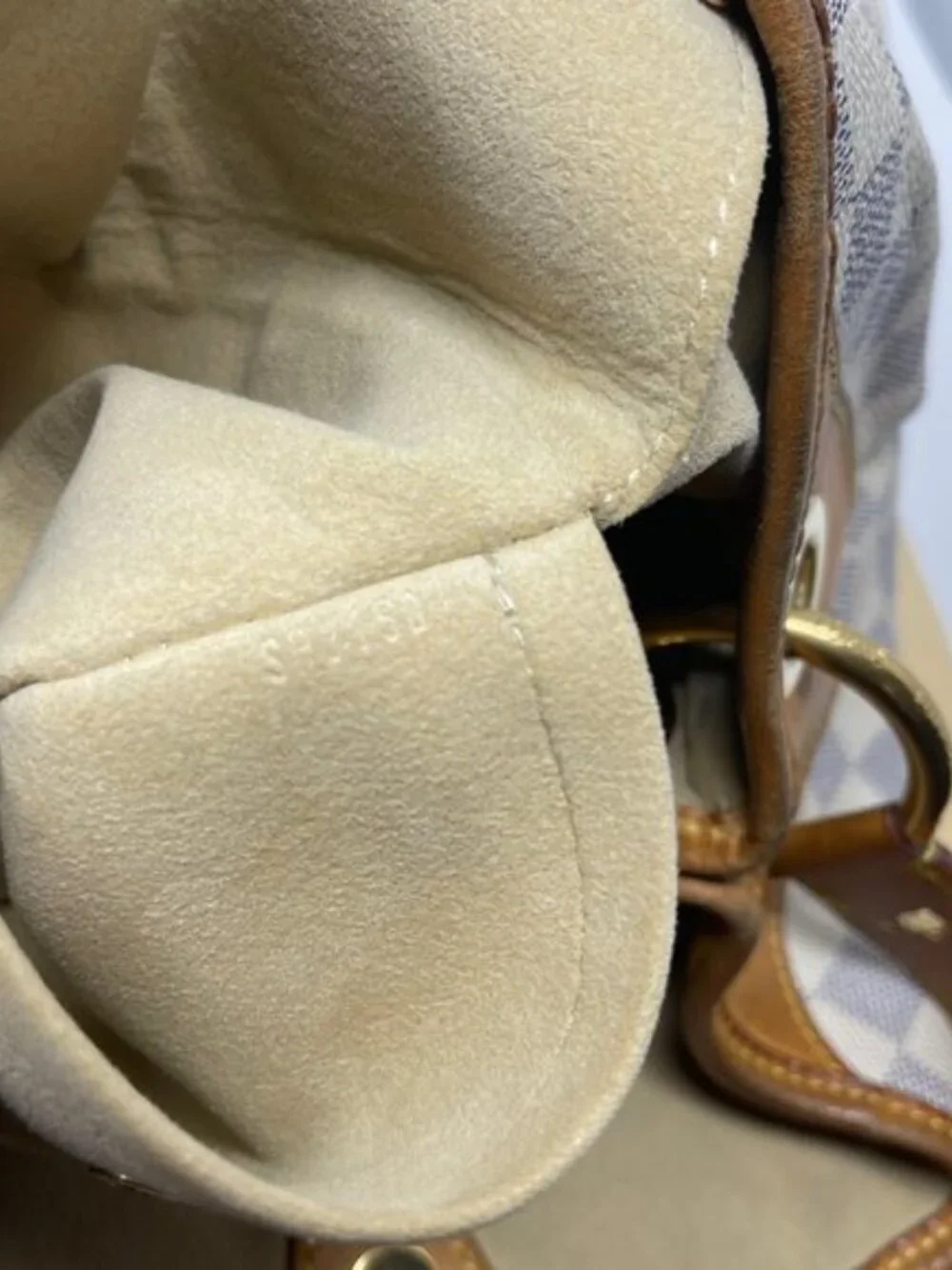 LOUIS VUITTON Damier Azur Galliera GM Shoulder Bag